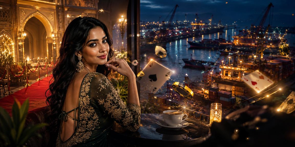 চট্টগ্রামের একজন মডেল তিন পাতি কার্ড গেম খেলছেন মনোযোগ দিয়ে
