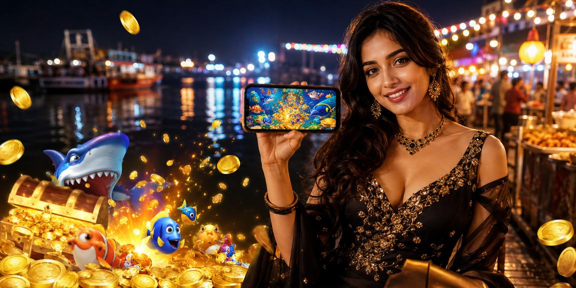 নারায়ণগঞ্জের নাইট মার্কেটে একজন তরুণ ফিশিং গেম খেলছেন মোবাইলে